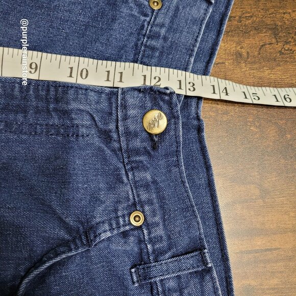 Vtg Chic Denim Shorts Size 15 Waist 28 In High Rise Medium Dark Wash 80's Mom - Picture 9 of 13